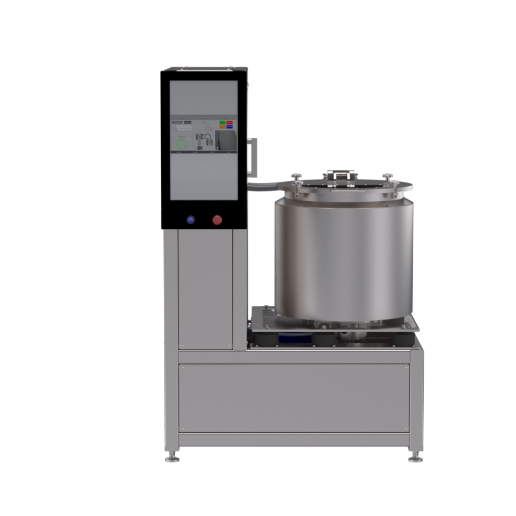 The front of MACH Technologies' CES 600 centrifuge extraction unit